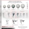 Service Caster 4 Inch Gray Polyurethane Wheel Swivel 1/2 Inch Stem Caster with Total Lock Brake SCC-TSTTL20S414-PPUB-121315 - alternate 2